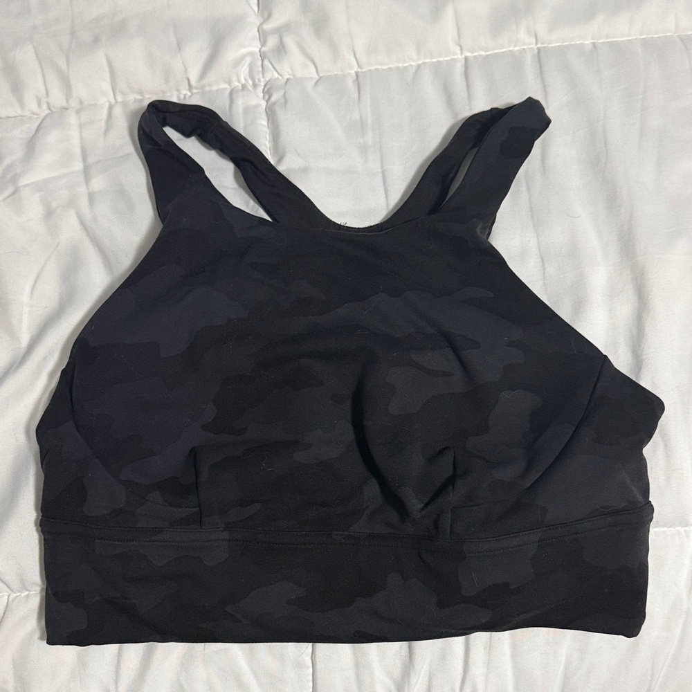 lululemon athletica Black Camo Sports Bra